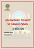 UZUNKÖPRÜ TİCARET VE SANAYİ ODASI E-BÜLTEN HAZİRAN 2018 YIL 3 SAYI 41