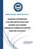 Köklü Geçmiş, Güçlü Gelecek MARMARA ÜNİVERSİTESİ ATATÜRK EĞİTİM FAKÜLTESİ HAZİRAN 2019 DÖNEMİ PEDAGOJİK FORMASYON EĞİTİMİ BAŞVURU KILAVUZU