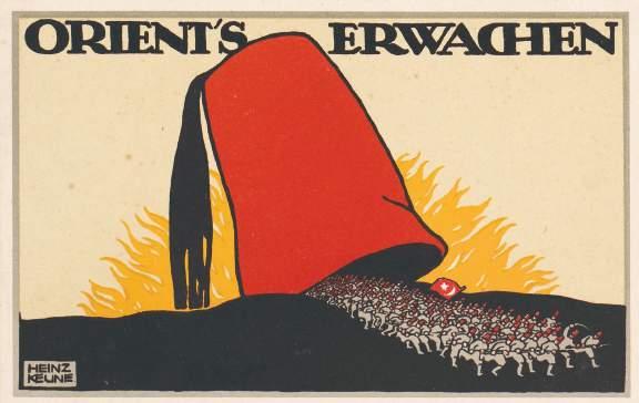 KÜLTÜR TARİHİ 74 ANAMED de açılan I. Dünya Savaşı nda İttifak Cephesinde Savaş ve Propaganda başlıklı serginin afiş görseli.