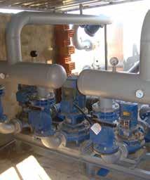 pump, cooling tower system, installation of circulation pump and chiller group