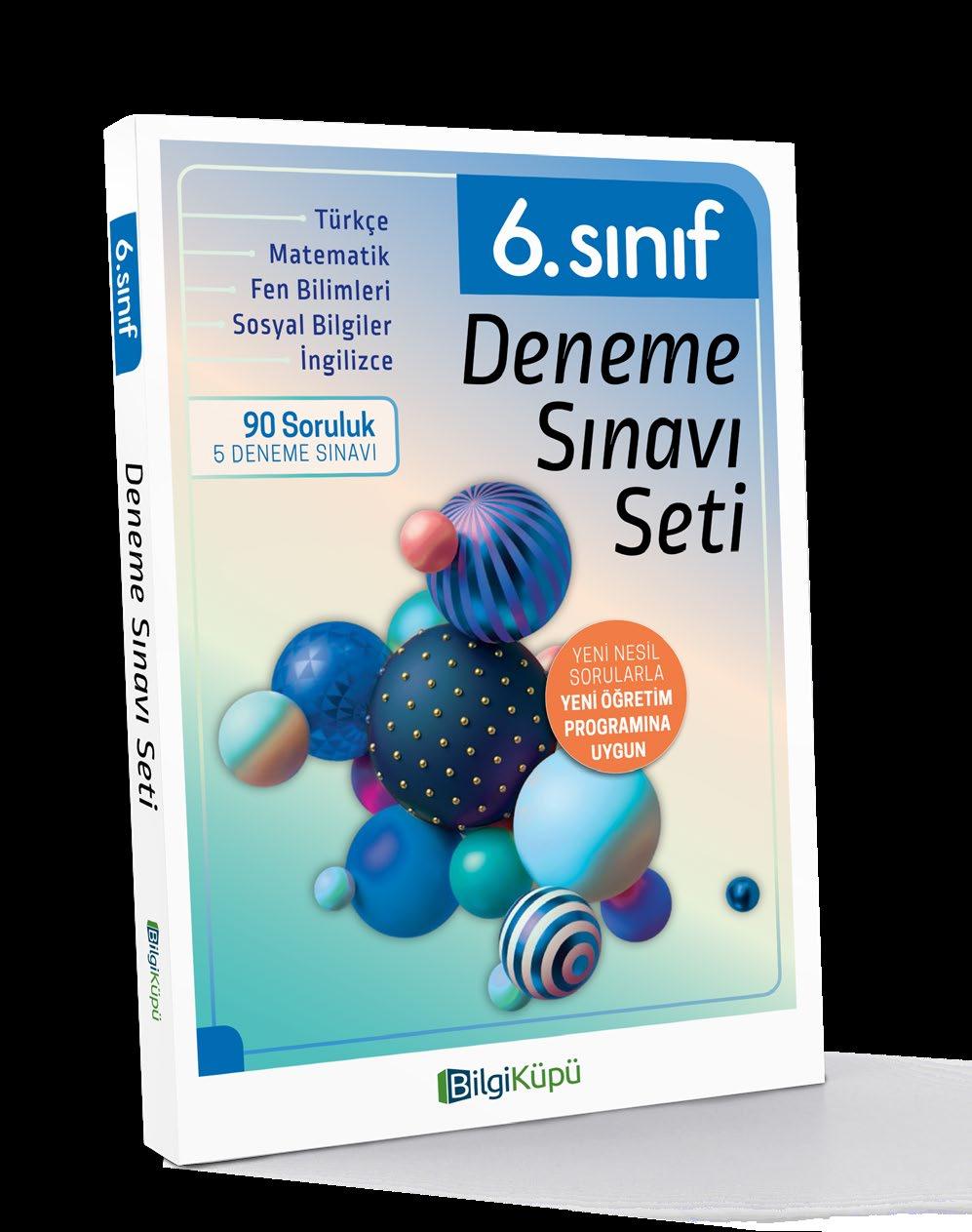 SINIF DENEME SINAVI SETI 156 sayfa, 195 x 275 mm 6.