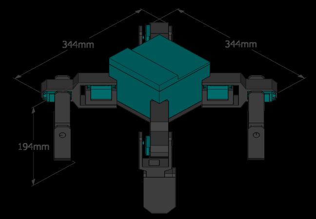 3. TASARIM Robotun fiziksel yapısı hareketli alt gövde ve farklı amaçlar için tasarlanmış modüler üst gövdelerden oluşmakta.