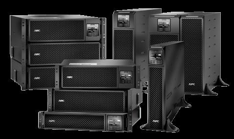 Smart UPS OnLine SRT Serisi, kabinet/kule dönüştürülebilir şaside 2,2 kva 10 kva arası yükleri destekleyebilir.