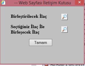 4 Mevcut İlaç Kartı Mevcut ilaç kartını görüntülemek için İlaç rehberi seçilir sağ tarafta yüklenen listeden