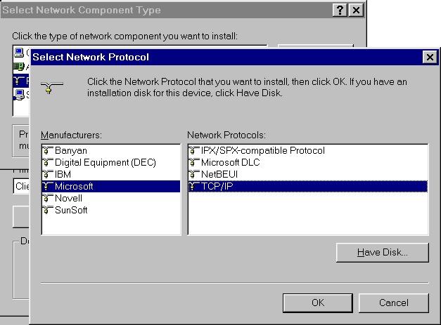 tekrar bilgisayarımızda her ikisinde networ "Microsoft" Networkten Eğer TCP-IP "IP-address" deçıkıp ayarlarına protokolunu buraya restart çıkmayın, subnet-mask'e girin. 192.168.10.
