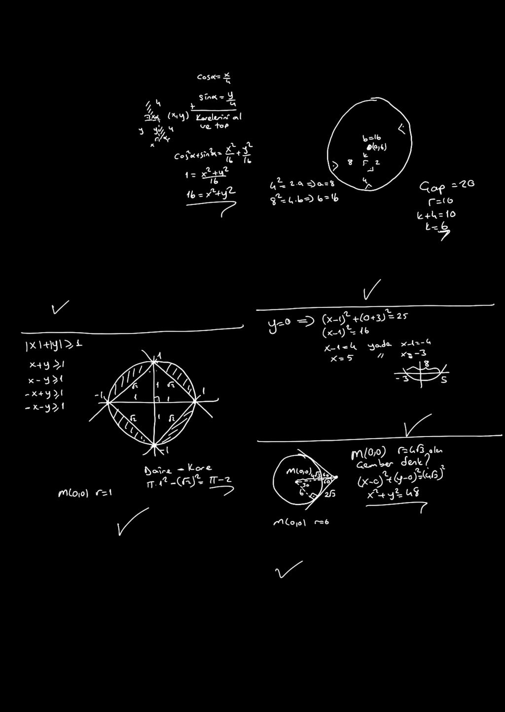 5. 7. D P E(, 0) (0, 4) Şekildeki dik koordinat sisteminde [] nin uç noktaları eksenler üzerinde hareketli noktalardır.