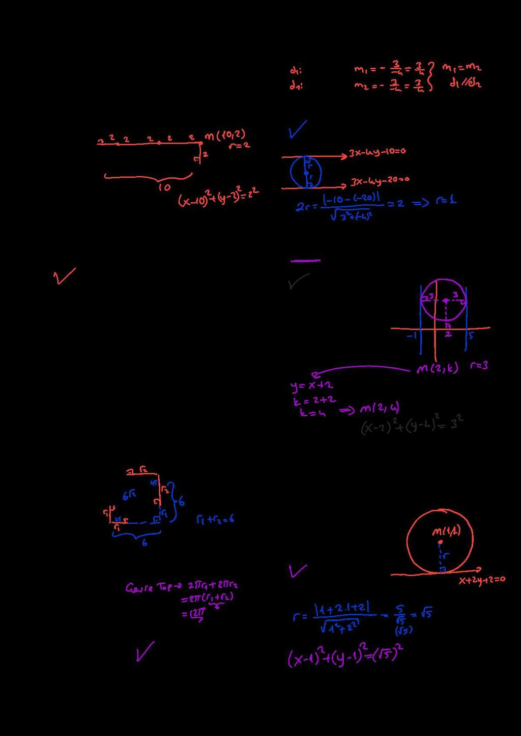 0 1 TEST 4 1. 3. 3 4 = 10 3 4 = 0 doğrularının her ikisine de teğet olan çemberin arıçapı kaç birimdir? E ) 1 ) 3 ) D) 5 E) 3 D F,,, D, E ve F teğet noktalarıdır.