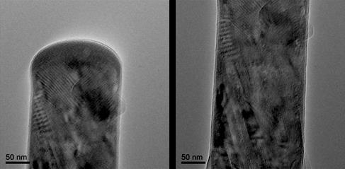 structures. The crystalline structure was revealed by TEM while no significant porosity in nano or meso-scale was observed. The corresponding images are shown in Figure 40.