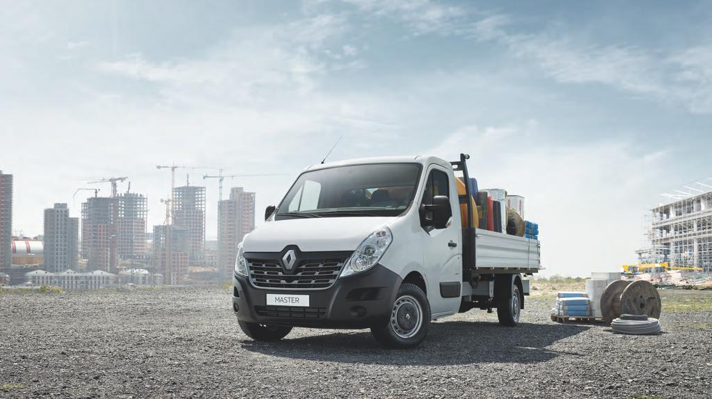 Düşük yakıt tüketimi Arkadan itiş Farklı üstyapı seçenekleri Renault MASTER Kamyonet Ticarette hızlı gidenler değil, fırsatları hızlı görenler kazanır.