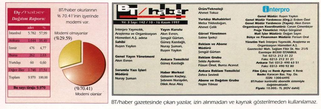 2 haber 10-16 Kasım 1997. Sayı: 142 EVRENSEL Baştarafı 1.