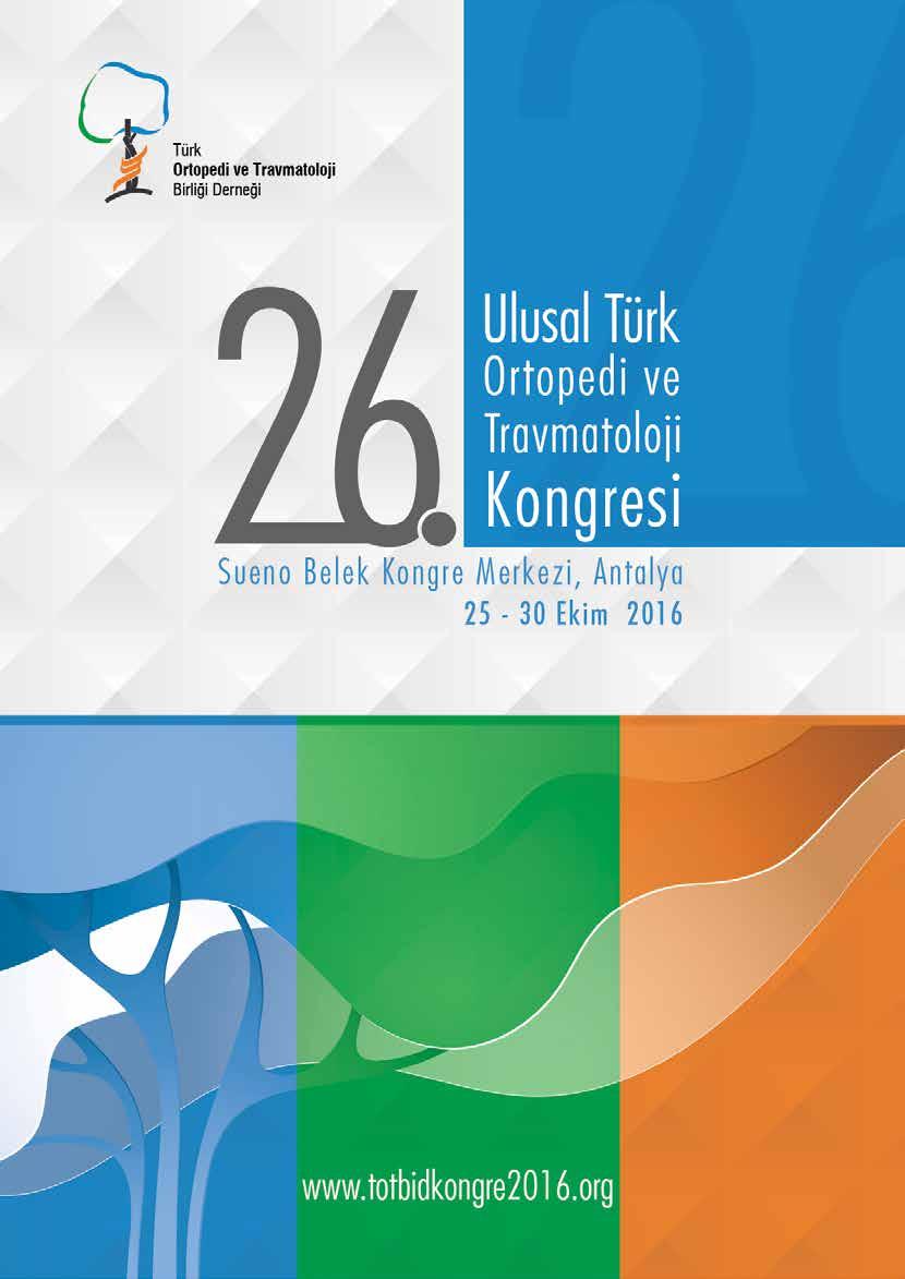 Ulusal Türk Ortopedi ve Travmatoloji Kongresi - PDF Ücretsiz indirin