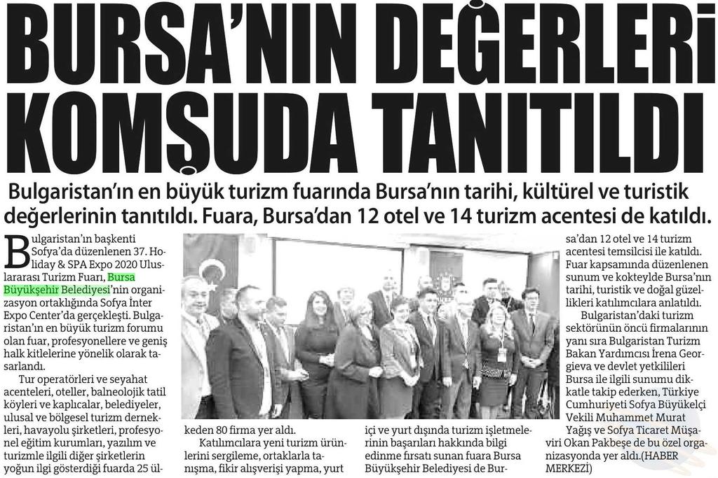 BURSANIN DEGERURI KOMSUDA TANITILDI Yayın Adı : Bursa'da