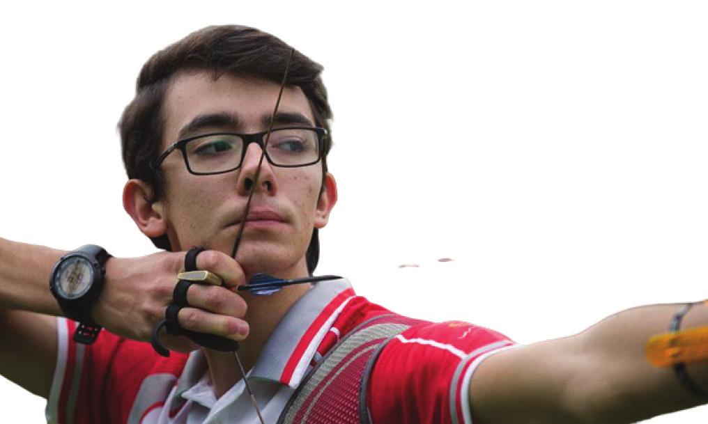 24. Mete Gazoz is 20 years old. He is a national sportsman. He is interested in archery. He is among the best archers in the world. He has got many rewards and medals.
