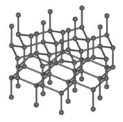 Karbonun Diğer Allotropları Lonsdalit Kırılma indisi: 2,40-2,41 Yoğunluğu: 3,2-3,3 Mohs sertliği: 7-8 Hekzagonal elmas veya daha genel olarak lonsdalit, karbonun hekzagonal örgülü bir allotropudur.