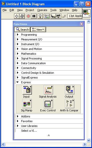 Block Diagram Codes can be added using VIs and structures to control the front panel objects.