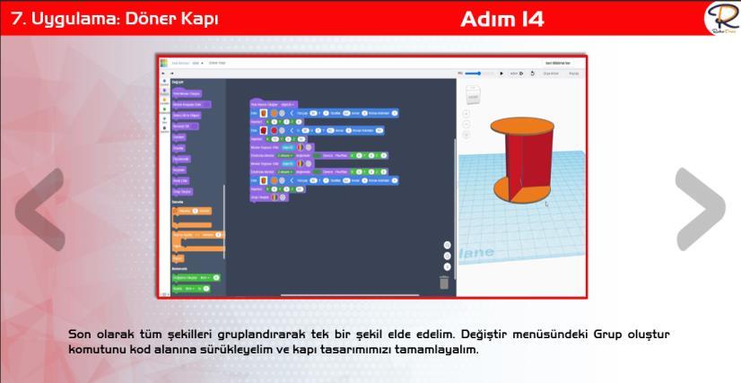 2B ve 3B Tasarım 31 2B ve 3B Tasarım 31 Uygulamaları Uygulamalar Tasarım Dekube Yapıyorum Fotoğraf ile Oynuyorum Web Sitesi Hazırlıyorum Afiş Yapıyorum Çalışma Masamı Yapıyorum Döner Kapı Tasarımı