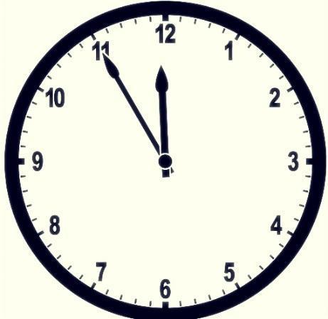 01:00 pm = It is one o clock pm. (Öğlen saat bir) 04:19 am = It is nineteen past four am.