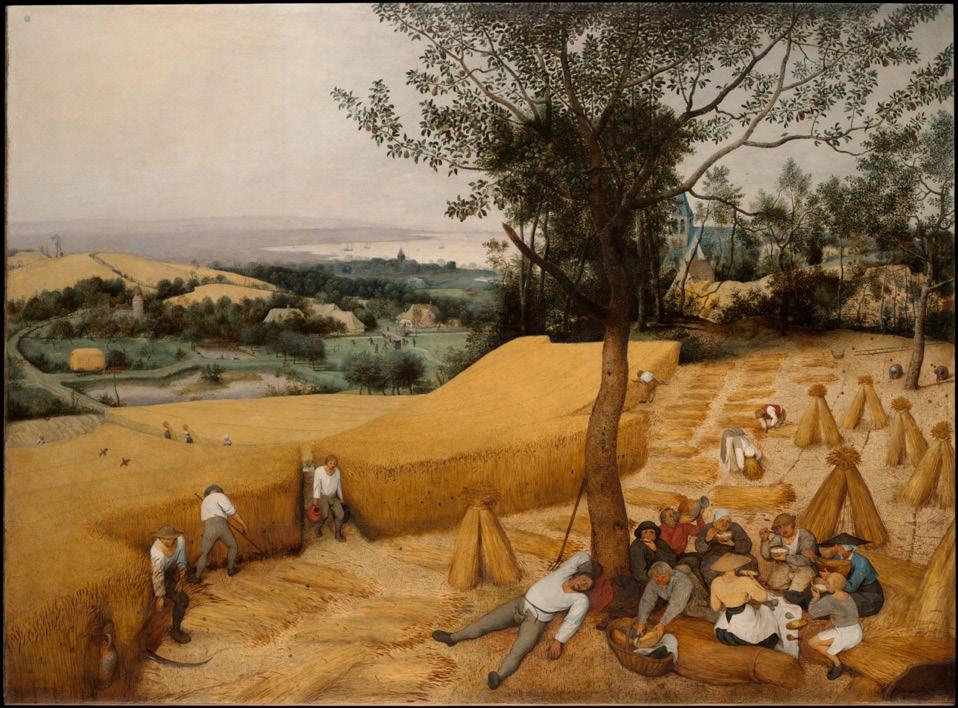 Bruegel in eserleri de her ne kadar, temayı işlerken fark edilmeyen ve kolay görülmeyen detaylarla ele almışsa da, bu durum geçiş çağının varlığına ve kırsal belleğe yönelik bir referans sunar