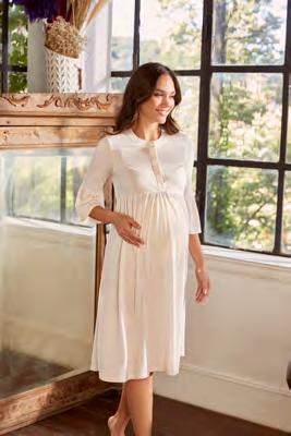 ESK27642 lohusa gecelik-pregnant nightgown 38-40-42-44 /