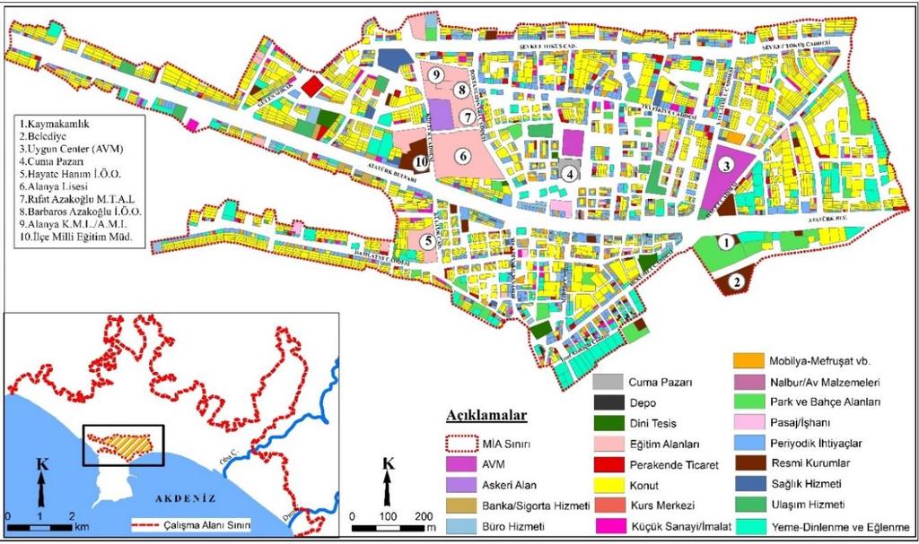 Turizm Şehirleşmesinin İş ve Ticaret Alanlarını Şekillendirmesi Üzerine Karşılaştırmalı Bir Araştırma: Alanya ve Manavgat Örneği A comparative research on shaping business and trade districts of