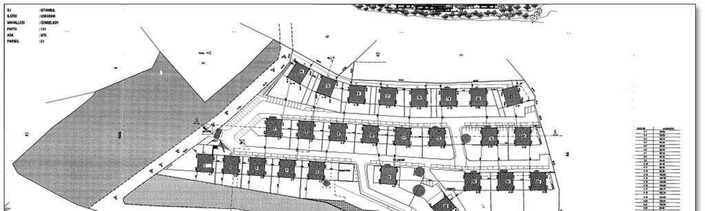 VAZİYET PLANI A-21 C-1 C-2 C-4 C-5 C-32 B-29 C-33 Site ve Binaların Genel Özellikleri Yapı Tarzı Yapı Nizamı Yapı Sınıfı Kullanım Amacı Elektrik Su Isıtma Sistemi Kanalizasyon Su Deposu Hidrofor