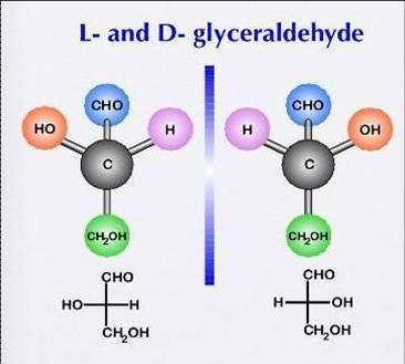 b a c d c Bir karbonhidratın kimyasal aktifliği içerdiği asimetrik C atomuna bağlıdır. C 4 bağ yapar, valansı 4 tür. C atomunun bağlarının herbirine farklı grup bağlanmışsa bu C atomu asimetriktir.