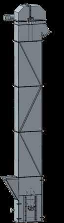 Bantlı - 200 ELEVATOR TYPES: Chain Type Rubber Banded - 200 levators are used for vertical transport of solids or granular solids such as cement and plaster.
