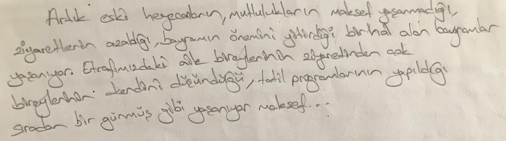 Sevgi saygı azaldı 1 2 Geniş aileden çekirdek aileye 1 Olumlu Aynı kalmıştır 2 Hem olumlu hem olumsuz 2 Tablo 6 incelendiğinde katılımcıların geçmişten günümüze bayram algısının ortaya konulması ve