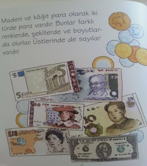 Diyalog 11: Para ÇeĢitlerine Dair Uygulama Tarihi: 26.02.16 (1) Ö: Pekiii çocuklarr bu resimde neler var sizce? (2) EE: Eski eşyalar. (3) KE: Resimler var. (4) Ö: Ne resimleri? (5) KE: Paraa.