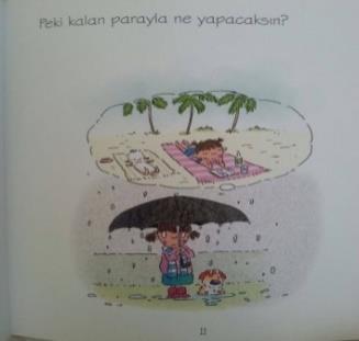 (4)Ö: Peki alışveriş listesi ne işe yarar? (5)EE: Yiyecek almak için. (6)KE: Yiyeceği unutmamak için. (7)KA: İlk önce ne istediğimize karar vermek için. Onu da bi yere yazmalıyız yoksa unuturuz.