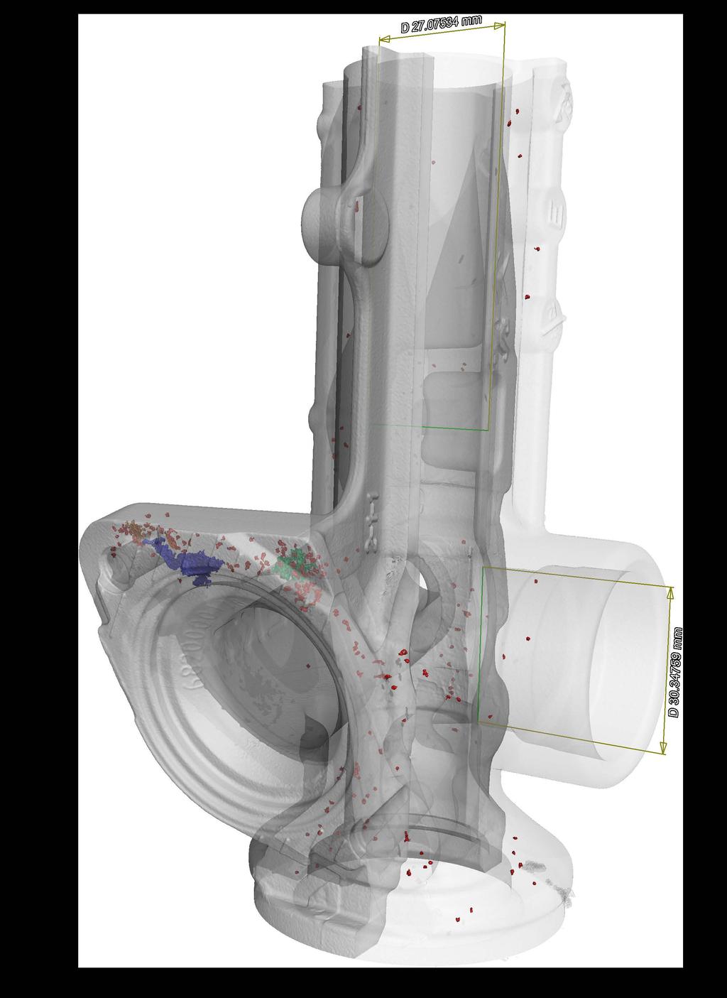 CT Applications PERFORMANCE MADE EASY Boyutsal ölçüm Bükülmüş parçalar nedeniyle montaj sorunlarından kaçının ve üretim sürecinde değerli bilgiler alın.