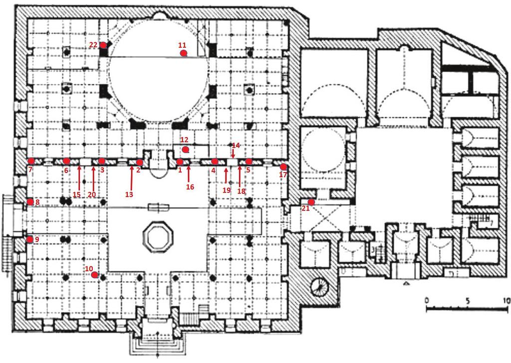 Emine TOK Plan 1: Manisa Ulu Cami de yeni ortaya çıkan devşirme malzemenin yerini