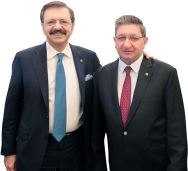 Rifat HİSARCIKLIOĞLU ve konsey üyeleri tarafından ülkenin genel ekonomik durumuyla ilgili Oda üyelerinin görüş ve beklentileri iletildi.