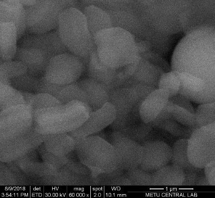 0,1g:0,1ml A-C-SBA-15-2 malzemesine ait SEM görüntüleri Resim 4.2 de verilmiģtir. Resim 4.2. Sentezlenen A-C-SBA-15-2 malzemesine ait SEM görüntüleri C-SBA-15:APTES oranı 0,1g:0,1ml olan A-C-SBA-15-2 malzemesine ait SEM görüntüleri Resim 4.