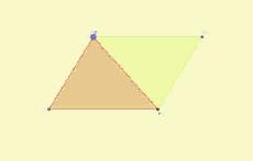 Öğrenciler ayrıca üçgenlerin tabanlarının da değişmediğini açıklayarak problemde verilen üçgenlerin alanlarına ilişkin genellemeye ulaşmışlardır.