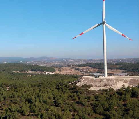 Faaliyetler YENİLENEBİLİR ENERJİ YATIRIMLARI Çalık Enerji, sürdürülebilirlik hedefleri doğrultusunda, 2025 yılına kadar yenilenebilir enerji alanında 1.