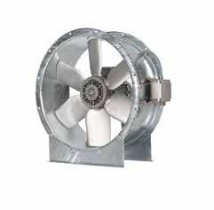 JET FANLAR IFHT SERİSİ Sınırlı yüksekliğe sahip otoparklar için düşük profilli tasarımıyla radyal jetfan Galvanizli çelik sacdan mamül gövde 300 C/2h, 400 C/2h yangın dayanımı 3 ayrı model