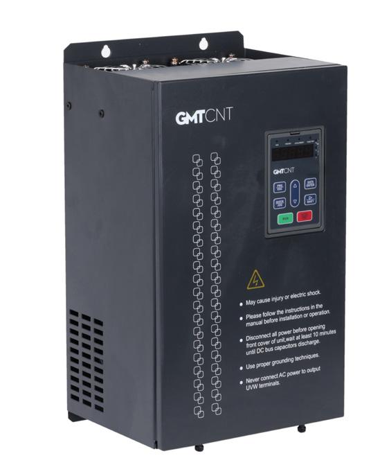 2 adet 0-10 V / 0-20 ma analog giriş 2 adet 0-10 V / 0-20 ma analog çıkış 30kW ve üstünde dahili EMC filtre Ortak DC Bus ile otomatik enerji dengelenmesi GİRİŞ (VDC) 350-400 350-400 350-400 350-400