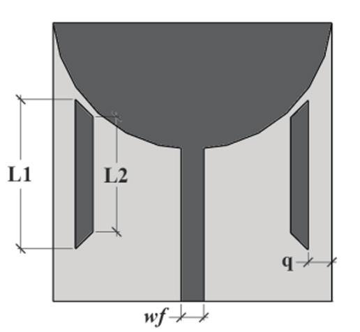 Parazitik Elemanlar Kullanılarak Bant Filtreleyici Düzlemsel Anten Tasarımı Band Filtering Planar Antenna Design by Using Parasitic Elements Harun Şimşek, Oğuzhan Erdoğan, Cihan Döğüşgen Erbaş Şekil