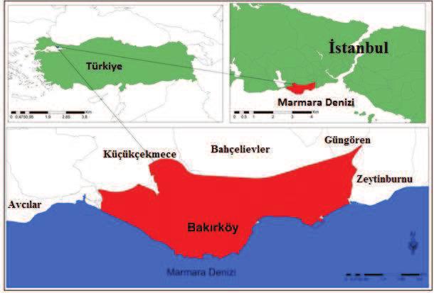 GİRİŞ Tezin Konusu: Bakırköy İlçesinin Coğrafi Özellikleri.