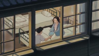 83 Filmin kapanış sahnesi ise evlerine geri dönen Satsuki ve Mei yi karşılayan büyükanne ve Kanta nın yanı sıra ocarina çalan Totoro ların gösterilmesi ile biter.