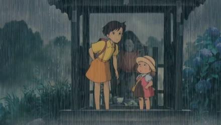 eğitim süreci (URL-27) Okul çıkışında yağmura yakalanan Satsuki ve Mei yağmurdan