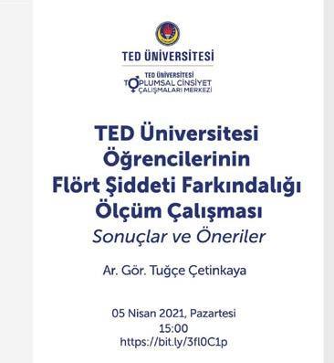 kadın-erkek çiftleri arasında ne şekilde bölüşüldüğünü anlamak/anlamaya çalışmak amacıyla, Zihinsel Yük Çalışması: TED Üniversitesi Örneği başlıklı bir araştırma gerçekleştirilmiştir.