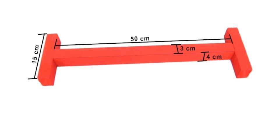 3.11.7. Flamingo Denge Testi ġekil 3.4 Flamingo Denge Tahtası Amaç: Bu test bireyin dengesini ölçmek için uygulanmıģtır.