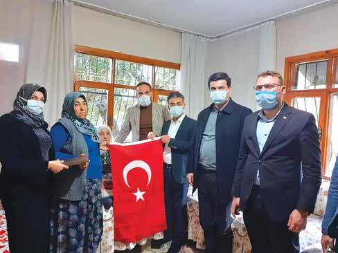11 AK Parti Kozan ilçe yönetimi şehit ailelerini yalnız bırakmadı AK Parti Kozan İlçe Başkanı Av.