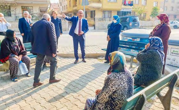 4 HABER Katılımcı ve birlikte yönetim anlayışıyla çalışıyoruz Meram Belediye Başkanı Mustafa Kavuş, mahallelerde yapılan çalışmaları yerinde incelemek, ihtiyaçları ve sorunları yerinde tespit etmek,