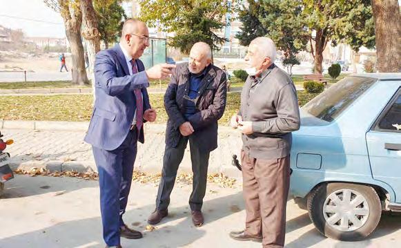 Başkan Kavuş, bu kapsamda teknik ekibiyle birlikte Uluırmak Mahallesi nde incelemelerde bulundu.