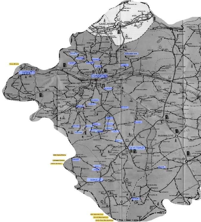 MS II ve III. Yüzyıllarda (Roma Döneminde) Dorylaion Erkan İZNİK yer almaktadır. Açıkça görüleceği gibi Nacolea, imparatorluk ile başlayan yeni dönemde gelişimini bölgedeki yollara borçludur.