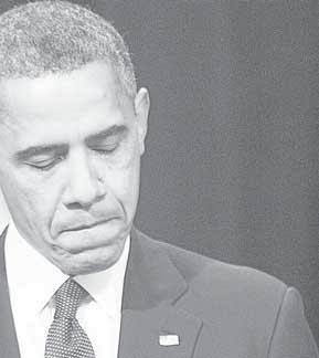 Olayda ölen çocukların ailelerini Beyaz Saray da toplayan Obama, Bu Washington için utanç verici bir gün dedi.