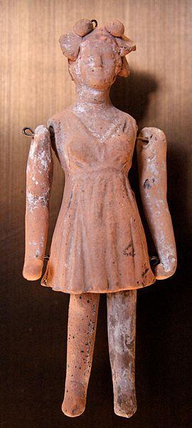 Görsel.1.44: M.Ö. 3. Yüzyıla ait Yunan Bebeği http://en.wikipedia.org/wiki/file:terracotta_doll_louvre_cp4654.